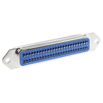 RS PRO Straight Through Hole Mount PCB Socket, 50-Contact, 2.16mm Pitch, Solder Termination