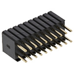 RS PRO Straight Through Hole Mount PCB Socket, 20-Contact, 2-Row, 1.27mm Pitch, Solder Termination