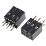 RS PRO Straight Through Hole Mount PCB Socket, 6-Contact, 2-Row, 2.54mm Pitch, Solder Termination