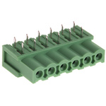 Phoenix Contact Right Angle Through Hole Mount PCB Socket, 6-Contact, 1-Row, 5.08mm Pitch, Solder Termination