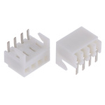 Molex KK 254 Series Right Angle Through Hole Mount PCB Socket, 4-Contact, 1-Row, 2.54mm Pitch, Solder Termination