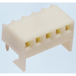 Molex KK 254 Series Right Angle Through Hole Mount PCB Socket, 5-Contact, 1-Row, 2.54mm Pitch, Solder Termination