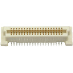 TE Connectivity Free Height Series Straight Surface Mount PCB Socket, 60-Contact, 2-Row, 0.8mm Pitch, Solder Termination