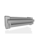 TE Connectivity Free Height Series Straight Surface Mount PCB Socket, 40-Contact, 2-Row, 0.8mm Pitch, Solder Termination
