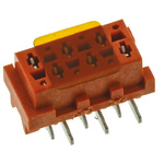 TE Connectivity Micro-MaTch Series Straight Surface Mount PCB Socket, 6-Contact, 2-Row, 1.27mm Pitch, Solder Termination