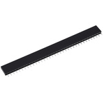 HARWIN Straight Through Hole Mount PCB Socket, 36-Contact, 1-Row, 2.54mm Pitch, Solder Termination