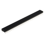 HARWIN Right Angle Through Hole Mount PCB Socket, 36-Contact, 1-Row, 2.54mm Pitch, Solder Termination