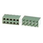 TE Connectivity AMPMODU HV100 Series Straight Through Hole Mount PCB Socket, 10-Contact, 2-Row, 2.54mm Pitch, Solder