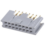 3M 8500 Series Straight Through Hole Mount PCB Socket, 16-Contact, 2-Row, 2.54mm Pitch, Solder Termination