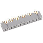 3M 8500 Series Straight Through Hole Mount PCB Socket, 40-Contact, 2-Row, 2.54mm Pitch, Solder Termination
