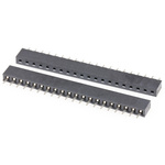 HARWIN Straight Through Hole Mount PCB Socket, 20-Contact, 1-Row, 2mm Pitch, Solder Termination