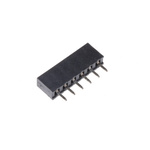HARWIN Straight Through Hole Mount PCB Socket, 6-Contact, 1-Row, 2mm Pitch, Solder Termination