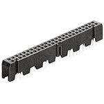 Hirose HIF3FB Series Straight Through Hole Mount PCB Socket, 16-Contact, 2-Row, 2.54mm Pitch, Solder Termination