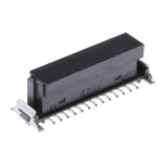 ERNI SMC Series Straight Surface Mount PCB Socket, 26-Contact, 2-Row, 1.27mm Pitch, Solder Termination