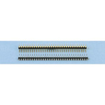 E-TEC SIB Series Right Angle Through Hole Mount PCB Socket, 32-Contact, 1-Row, 2.54mm Pitch, Solder Termination