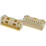 Molex CLIK-Mate Series Straight Surface Mount PCB Socket, 8-Contact, 1-Row, 1.25mm Pitch, Solder Termination