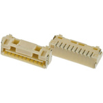 Molex CLIK-Mate Series Straight Surface Mount PCB Socket, 10-Contact, 1-Row, 1.25mm Pitch, Solder Termination