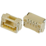 Molex CLIK-Mate Series Right Angle Surface Mount PCB Socket, 4-Contact, 1-Row, 1.25mm Pitch, Solder Termination