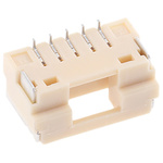 Molex CLIK-Mate Series Right Angle Surface Mount PCB Socket, 5-Contact, 1-Row, 1.25mm Pitch, Solder Termination