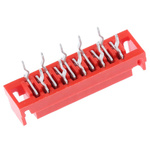 TE Connectivity Micro-MaTch Series Straight Through Hole Mount PCB Socket, 10-Contact, 2-Row, 2.54mm Pitch, Solder