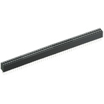 HARWIN M50-3 Series Straight Through Hole Mount PCB Socket, 100-Contact, 2-Row, 1.27mm Pitch, Solder Termination