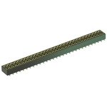 HARWIN Straight Surface Mount PCB Socket, 50-Contact, 2-Row, 1.27mm Pitch, Solder Termination
