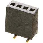 HARWIN Straight Surface Mount PCB Socket, 5-Contact, 1-Row, 1.27mm Pitch, Solder Termination