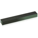 HARWIN Straight Through Hole Mount PCB Socket, 120-Contact, 4-Row, 2mm Pitch, Solder Termination