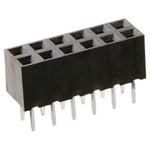 HARWIN Straight Through Hole Mount PCB Socket, 14-Contact, 2-Row, 2mm Pitch, Solder Termination