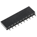 HARWIN Straight Through Hole Mount PCB Socket, 10-Contact, 1-Row, 2.54mm Pitch, Solder Termination