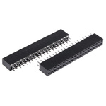 HARWIN Straight Through Hole Mount PCB Socket, 40-Contact, 2-Row, 2.54mm Pitch, Solder Termination