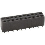 HARWIN Straight Surface Mount PCB Socket, 20-Contact, 2-Row, 2.54mm Pitch, Solder Termination