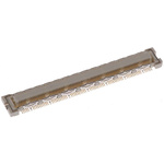 Hirose FX10 Series Straight Surface Mount PCB Socket, 140-Contact, 2-Row, 0.5mm Pitch, Solder Termination