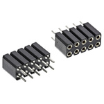 Preci-Dip 803 Series Straight PCB Mount PCB Socket, 10-Contact, 2-Row, 2.54mm Pitch, Solder Termination
