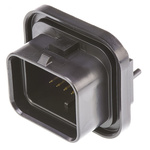 TE Connectivity SUPER SEAL Series Straight Through Hole Mount PCB Socket, 26-Contact, 4-Row, 3mm Pitch, Solder