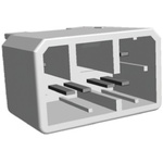 TE Connectivity MULTILOCK 070 Series Straight Through Hole Mount PCB Socket, 8-Contact, 2-Row, 3.5mm Pitch, Solder