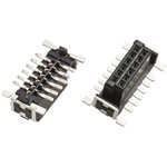 Harting Har-Flex Series Straight Surface Mount PCB Socket, 12-Contact, 2-Row, 1.27mm Pitch, Solder Termination