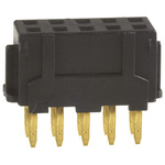 Hirose DF11 Series Straight Through Hole Mount PCB Socket, 10-Contact, 2-Row, 2mm Pitch, Solder Termination