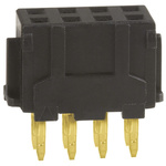 Hirose DF11 Series Straight Through Hole Mount PCB Socket, 8-Contact, 2-Row, 2mm Pitch, Solder Termination