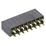 Samtec SSW Series Straight Through Hole Mount PCB Socket, 16-Contact, 2-Row, 2.54mm Pitch, Solder Termination
