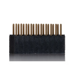 Samtec SSW Series Straight Through Hole Mount PCB Socket, 20-Contact, 2-Row, 2.54mm Pitch, Solder Termination
