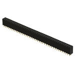 Samtec SSW Series Straight Through Hole Mount PCB Socket, 100-Contact, 2-Row, 2.54mm Pitch, Solder Termination