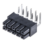 Samtec IPS1 Series Right Angle Surface Mount PCB Socket, 10-Contact, 2-Row, 2.54mm Pitch, Through Hole Termination