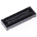 Samtec QSH Series Straight Surface Mount PCB Socket, 60-Contact, 2-Row, 0.5mm Pitch, Solder Termination