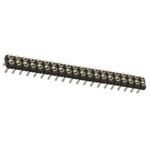 Samtec SDL Series Straight Through Hole Mount PCB Socket, 40-Contact, 2-Row, 2.54mm Pitch, Through Hole Termination