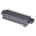 Samtec SFM Series Straight Surface Mount PCB Socket, 20-Contact, 2-Row, 1.27mm Pitch, Solder Termination