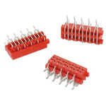 Wurth Elektronik 6903 Series Straight Through Hole Mount PCB Socket, 4-Contact, 2-Row, 1.27mm Pitch, Solder Termination