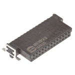 Harting Har-Flex Series Right Angle Surface Mount PCB Socket, 26-Contact, 2-Row, 1.27mm Pitch, Solder Termination