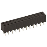 Hirose A3C Series Straight Through Hole Mount PCB Socket, 24-Contact, 2-Row, 2mm Pitch, Solder Termination