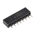 TE Connectivity AMPMODU MOD IV Series Straight Through Hole Mount PCB Socket, 8-Contact, 1-Row, 2.54mm Pitch, Solder